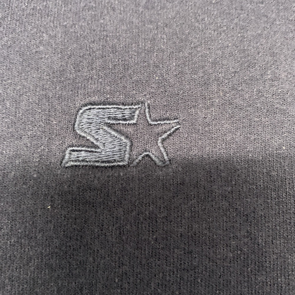 Vintage 90s Starter Pro80‎ Heavyweight Sweatshirt Men's  L Crewneck Navy Blank - Picture 3 of 9